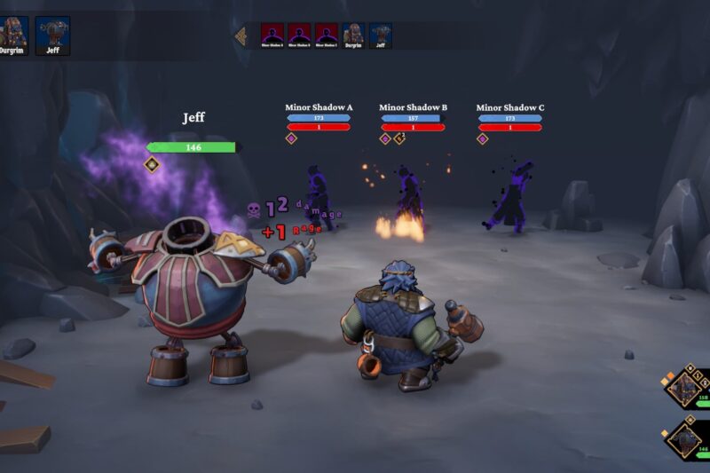 Runesmith announced for PC as a dwarven tactical RPG with rune-forging and tavern brawls